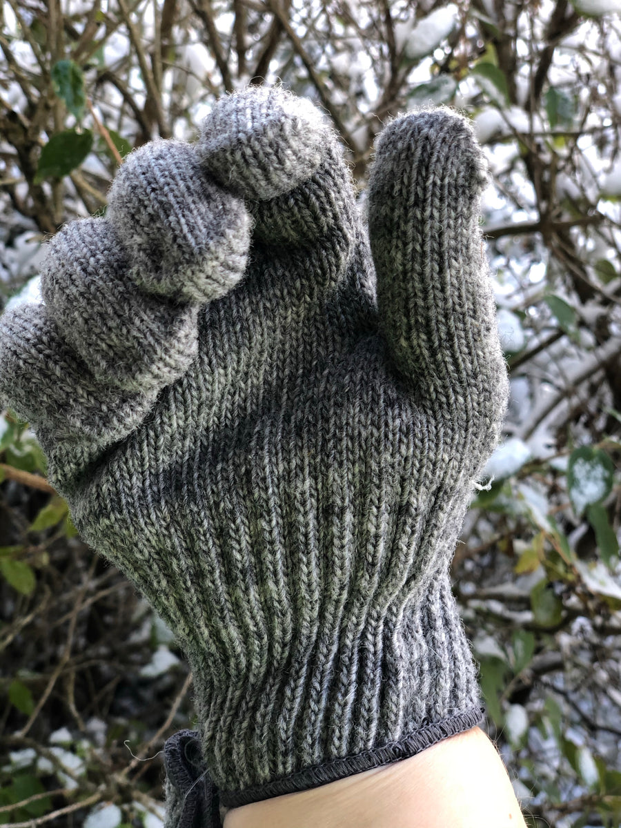 Duragloves and Durasocks Machine Knit Wool Gloves and Socks Maritime